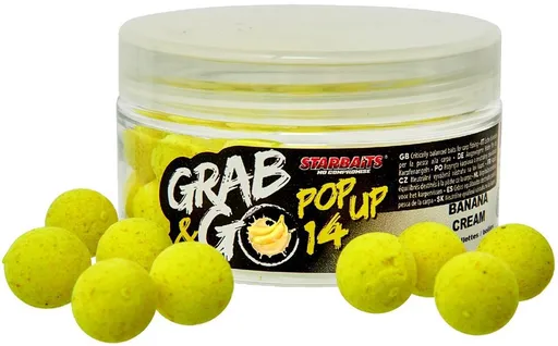 Starbaits Pop-up G&G Global 14mm 20g - Banana cream,Starbaits Pop-up G&G Global 14mm 20g - Banana cream