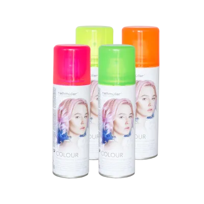 Sprej na vlasy Neon 100ml - žlutý