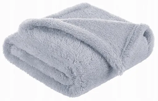 BocioLand Jemná fleecová dečka 80 x 100 cm - šedá