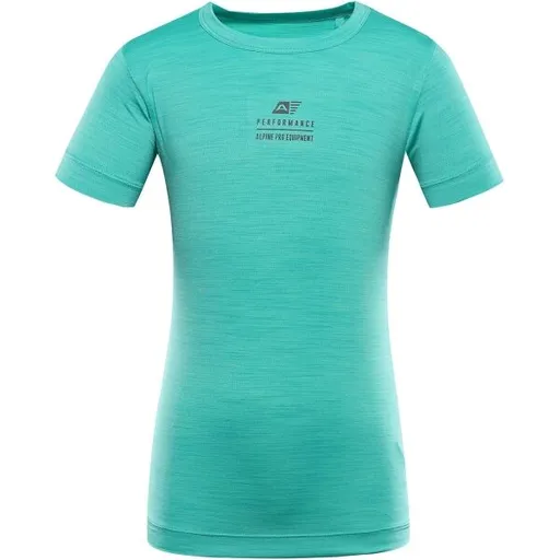 ALPINE PRO BASIKO Dětské triko, zelená, velikost 104-110