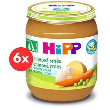 HiPP BIO Zeleninová směs - 6× 125 g (9062300400295)