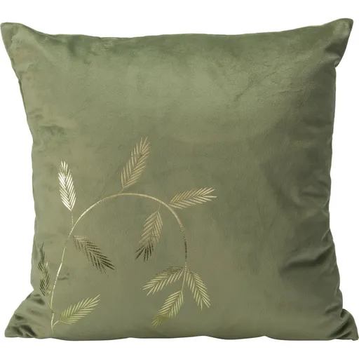 Polštářek Leaves zelená, 45 x 45 cm