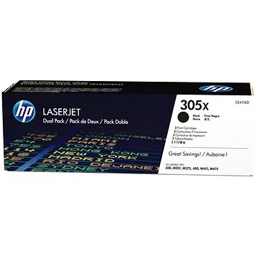 HP CE410XD č. 305X Dual Pack černý 2ks originální (CE410XD)