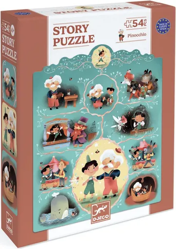 Příběhové puzzle - Pinocchio 54 dílků