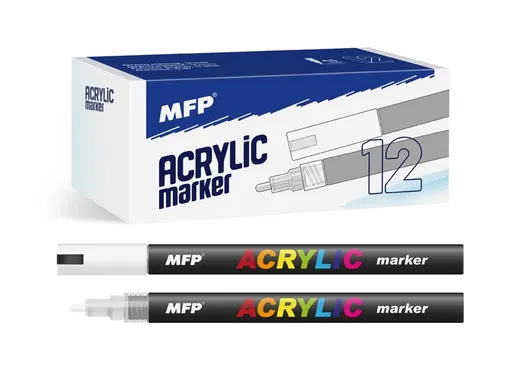 akrylový popisovač 4mm - bílý 6410824 - MFP Paper