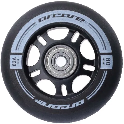 Arcore INLINE WHEELS 4PACK 80-82A Inline kolečka, černá, velikost