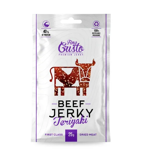 Fine Gusto Hovězí jerky Teriyaki 25 g
