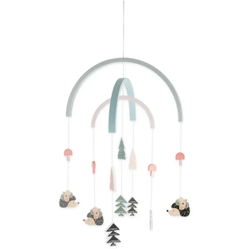 Bieco Wooden Mobile kolotoč na postýlku 0 m+ Hedgehog 1 ks