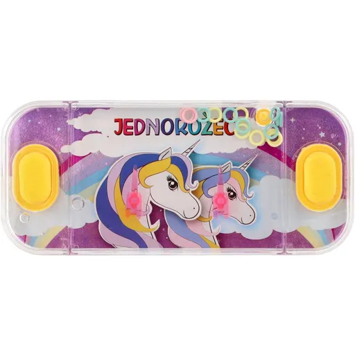 Teddies Vodní hra hlavolam jednorožec fialová