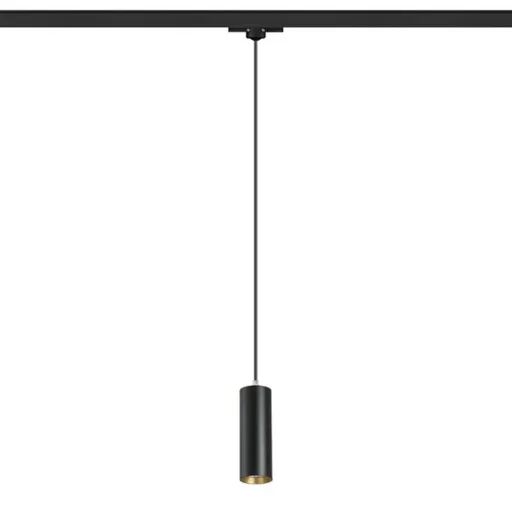 RED - DESIGN RENDL RENDL MAVRO pro tříokr. lištu závěsná černá/zlatá 230V LED 12W 38° 3000K R13985