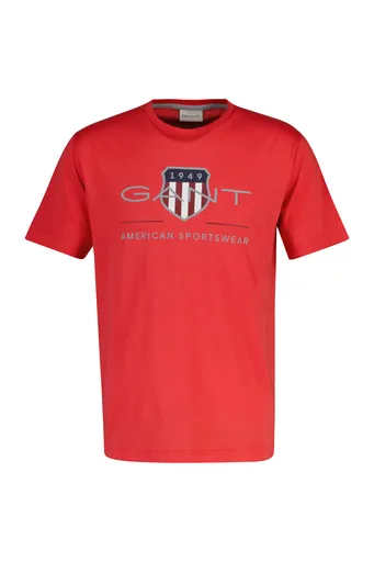 TRIČKO GANT REG ARCHIVE SHIELD SS T-SHIRT ROSE RED