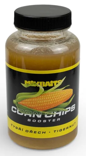 Mikbaits booster corn chips tygří ořech 250 ml