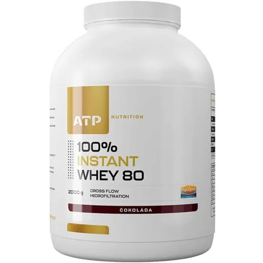 ATP NUTRITION 100% INSTANT WHEY 80 CFM 2000 G ČOKOLÁDA Syrovátkový protein, , velikost