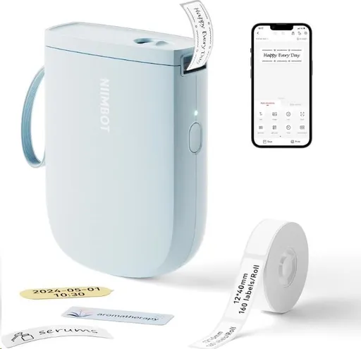 Niimbot D11-H Smart 1AA57331612, štítkovač, modrý + role štítků