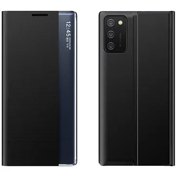 Sleep Case knížkové pouzdro na Samsung Galaxy A03s, černé (HUR41332)