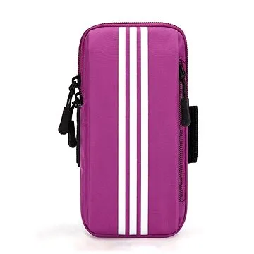 TopQ Sportovní pouzdro na ruku SportX fialové 95234 (95234)