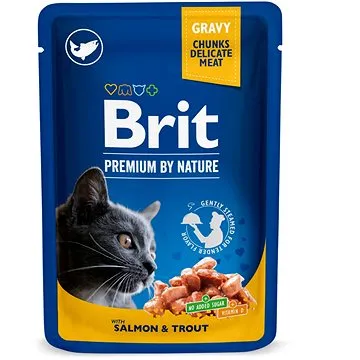 Brit Premium Cat Pouches with Salmon