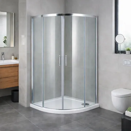 OLSEN SPA Set kout BARCELONA PLUS + vanička VENETS Barva rámu Chrom/Leštěný hliník (ALU), Rozměr A 90, Rozměr B 90, Směr zavírání Univerzální Levé / Pravé, Výplň Čiré bezpečnostní sklo 5 / 6 mm OLBPAL90CCLM