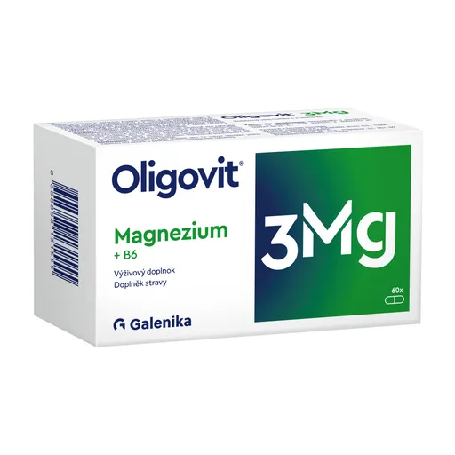 Oligovit 3Mg Magnezium + B6 60 tobolek