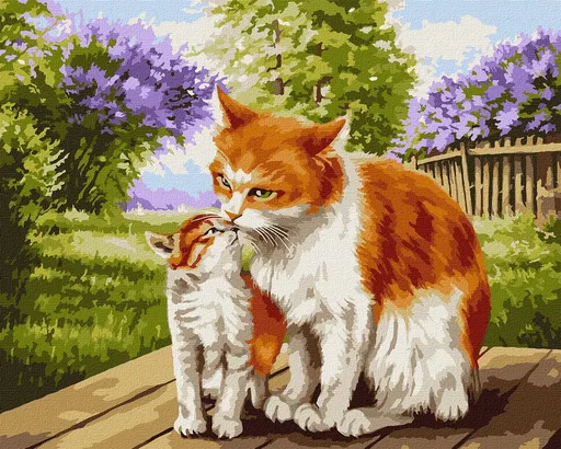 Ideyka Malování podle čísel - Matčino teplo ©Viktor Khomyak 40 x 50 cm