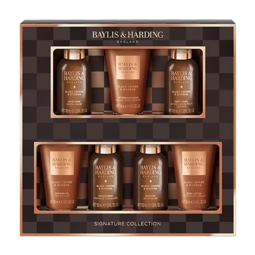 Baylis & Harding Pánská dárková sada péče o tělo Black Pepper & Ginseng 7 ks