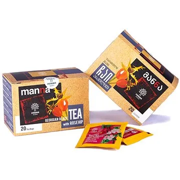 Manna gruzínský Černý čaj se šípkem porcovaný 20ks (20294775)
