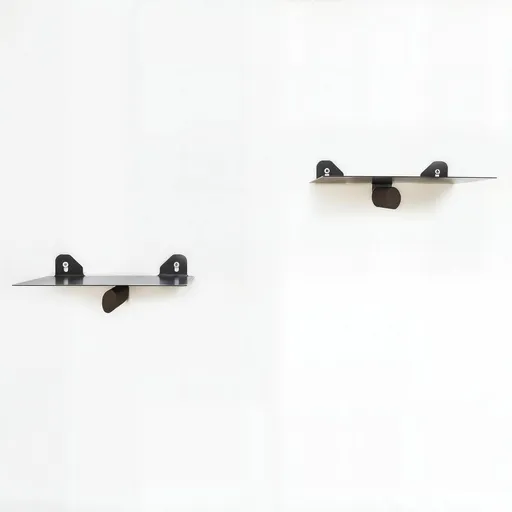 Sada poliček Black and Brown, 2 ks