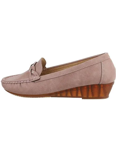 Dámské mokasíny na klínku