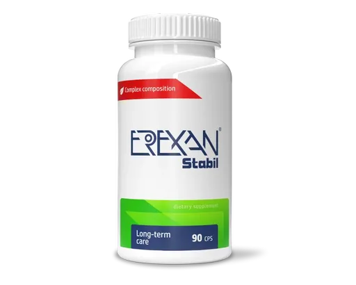 EREXAN Stabil pro podporu plodnosti a potence mužů – 90 kapslí