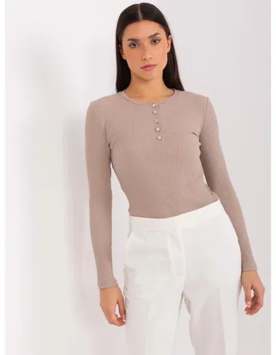 Dámská halenka BASIC FEEL GOOD tmavě béžová