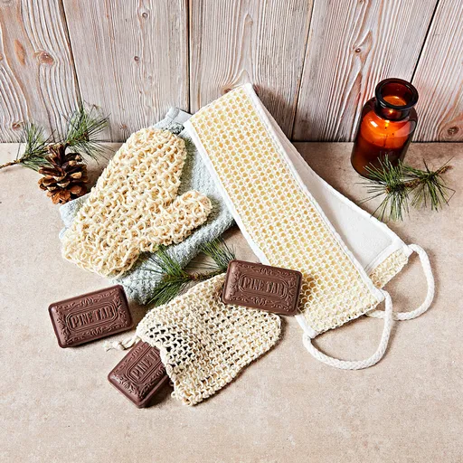 Taštička na mýdlo Sisal