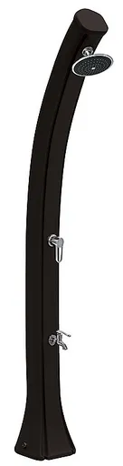 Hanscraft Solární sprcha HAPPY XL s oplachem nohou (černá)