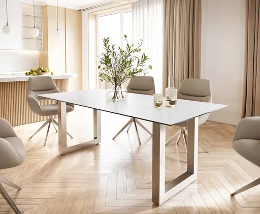 Jídelní stůl Edge 200x100 cm keramika Laminam® Statuarettio