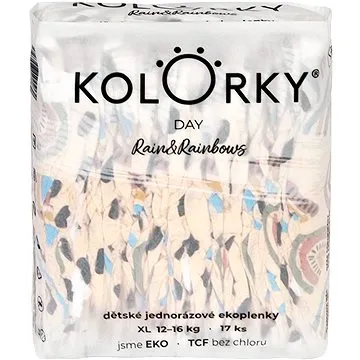 KOLORKY DAY déšť a duhy vel.XL (17 ks) (8595658100964)