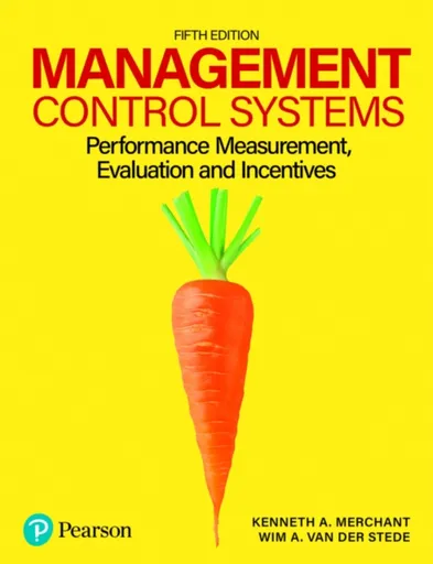 Management Control Systems - Kenneth Merchant, Wim Van der Stede