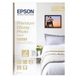 Epson Glossy Photo Paper C13S042155, 255 g/m2, A4, 15ks, lesklý, bílý, foto papír