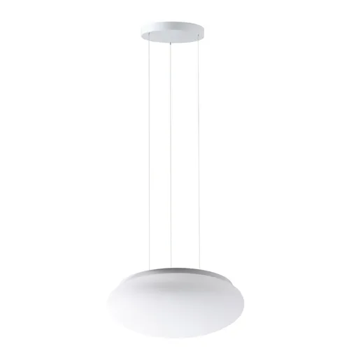 OSMONT ARA73550 ARAKIS LE3 závěsné skleněné svítidlo bílá IP40 4000 K 24W LED