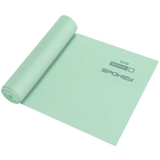 Spokey RIBBON TEX MEDIUM Posilovací guma, zelená, velikost