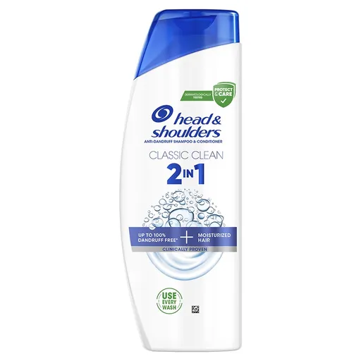 Head & Shoulders Šampon a kondicionér 2v1 Classic Clean (Anti-Dandruff Shampoo & Conditioner) 330 ml