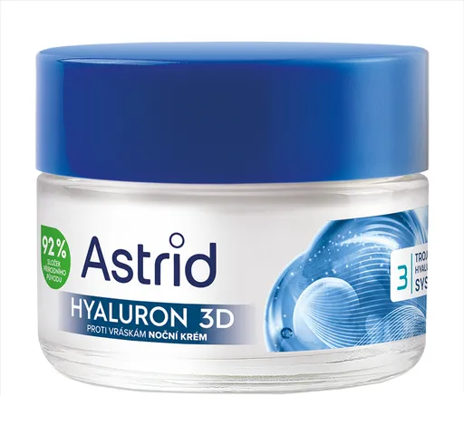 Astrid Noční pleťový krém proti vráskám Hyaluron 3D 50 ml