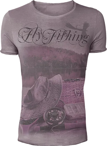 Hotspot design vintage tričko fly fishing-velikost  xl