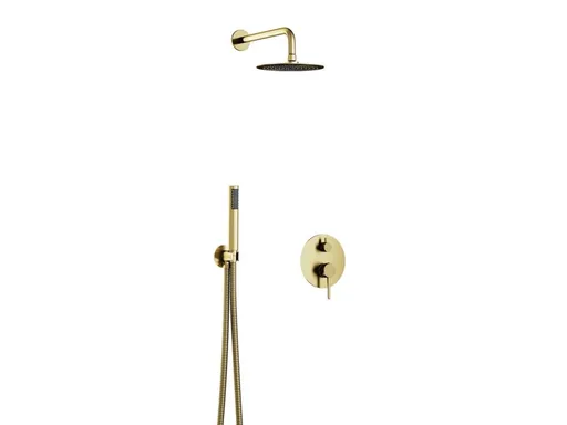 BESCO Podomítkový sprchový set SLIM DECCO/ILLUSION II Zlatá broušená BABPDIIIBZ