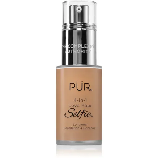 PÜR Cosmetics 4-in-1 Love Your Selfie make-up a korektor 2 v 1 odstín MG7 30 ml