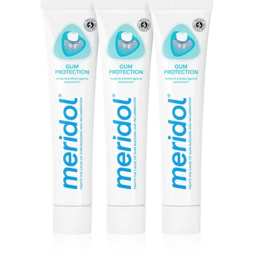 Meridol Gum Protection zubní pasta podporující regeneraci podrážděných dásní 3 x 75 ml