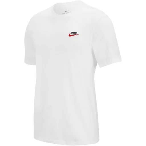Nike SPORTSWEAR CLUB Pánské tričko, bílá, velikost
