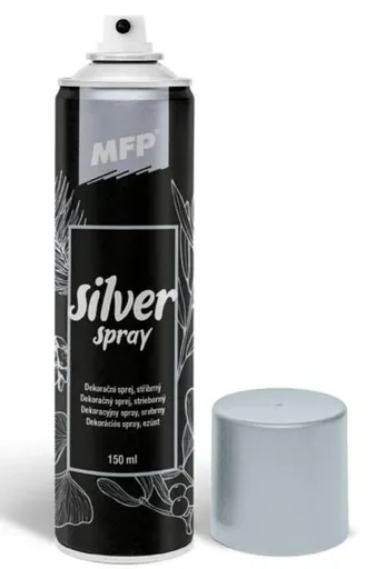 Spray 150ml dekorační stříbrný