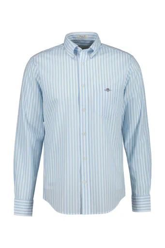 KOŠILE GANT REG CLASSIC POPLIN STRIPE SHIRT SKY BLUE