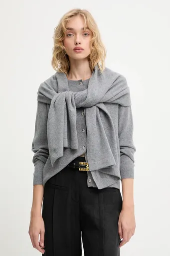Kardigan z merino vlny se šálou Answear.LAB