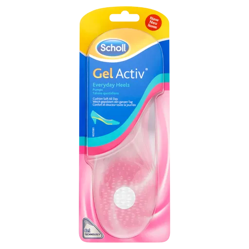 Scholl Vložky do bot s podpatkem pro celodenní nošení GelActiv
