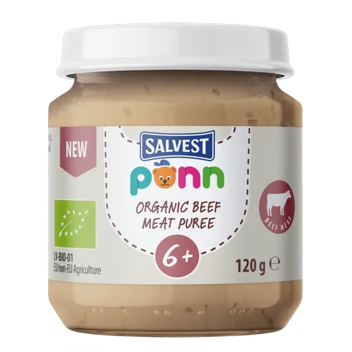 SALVEST Põnn BIO Hovězí pyré 120 g